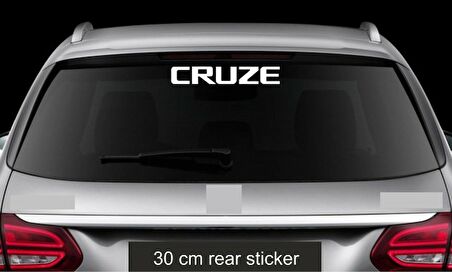 Chevrolet Cruze Araba Arka Cam Sticker Yapıştırma