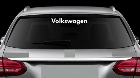 Volkwagen Araba Arka Cam Sticker Yapıştırma