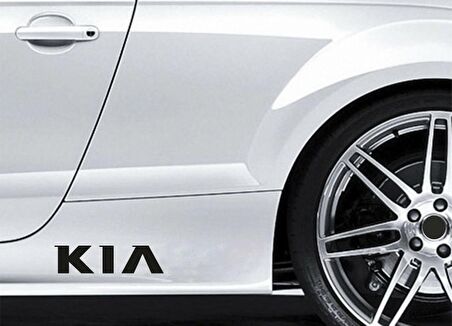 Kia Yapıştırma Marşpiyel Yazısı Sticker 2 Adet