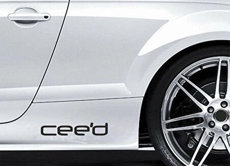 Ceed Yapıştırma Marşpiyel Yazısı Sticker 2 Adet