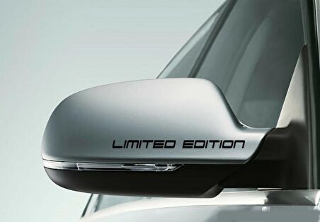 Yan Ayna Limited Edition Sticker Yapıştırma 2Adet