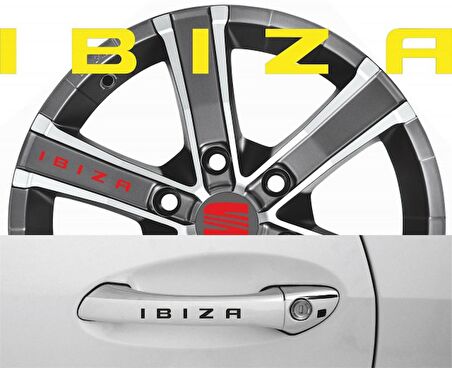 iBiza Kapı Kolu Sticker Yapıştırma 8Adet