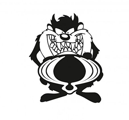 Ssangyong Taz Komik Araba Sticker Yapıştırma