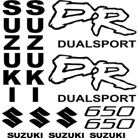 Suzuki DR 650 Sticker