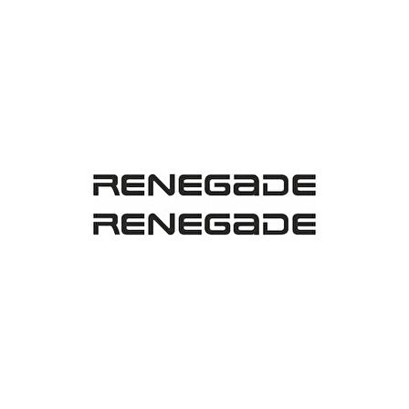 Renegade Sticker Araba Yapıştırma