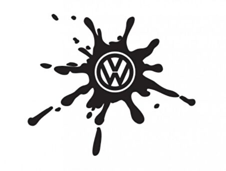 Volkswagen Damla Görünümlü  Sticker Damlası Yapıştırma 2 Adet