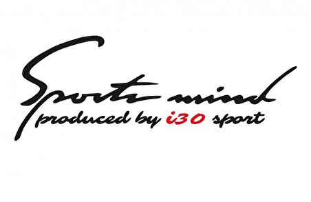 Hyundai i30 Mind Sport Far Üstü Oto Sticker Kaput