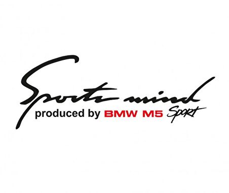 M M5 Mind Sport Far Üstü Oto Sticker Kaput Yapıştırma