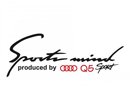 Audi Q5 Mind Sport Far Üstü Oto Sticker Kaput Yapıştırma