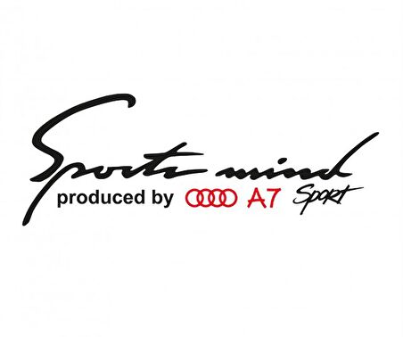 Audi A7 Mind Sport Far Üstü Oto Sticker Kaput Yapıştırma