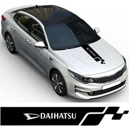 Daihatsu Kaput Oto Sticker Yapıştırma