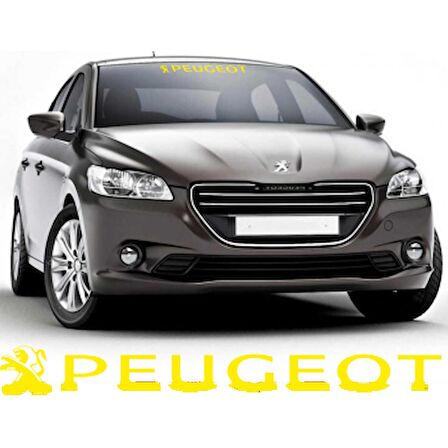Peugeot Ön Cam Araba Sticker Yapıştırma 30CM