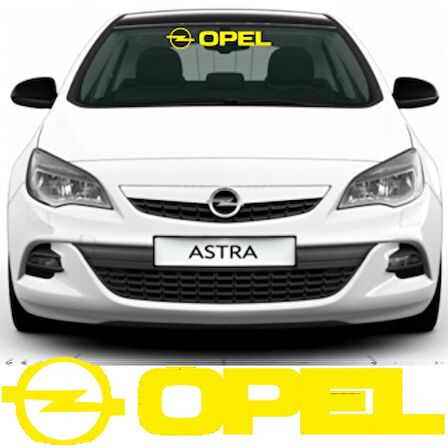 Opel Ön Cam Araba Sticker Yapıştırma 30CM