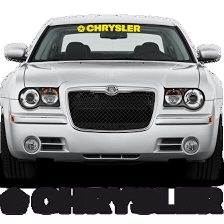 Chrysler Ön Cam Araba Sticker Yapıştırma 30CM EN