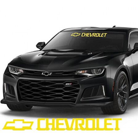 Chevrolet Ön Cam Araba Sticker Yapıştırma 30 CM En