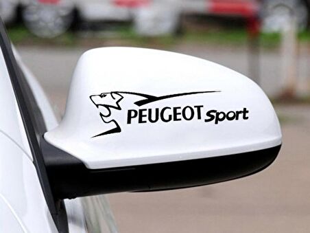 Yan Ayna Peugeot Sticker Yapıştırma 2 Adet