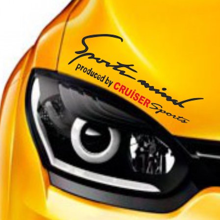 toyota Cruiser Mind Far Üstü Oto Sticker Kaput