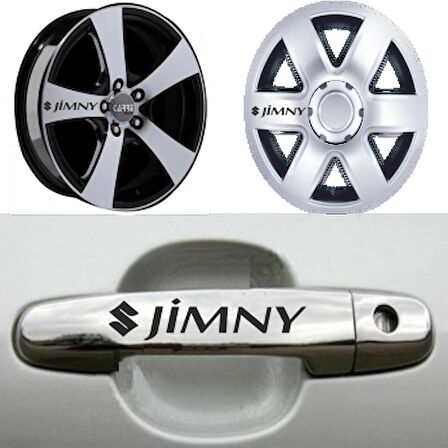 SUZUKİ jimny Kapı Kolu Jant Sticker Yapıştırma 8 Ad
