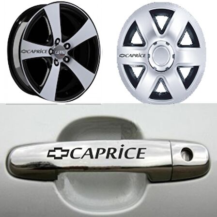 Chevrolet Caprice Kapı Jant Sticker Yapıştırma 8Adet