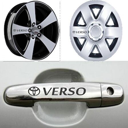 Toyota Verso Kolu Jant Sticker Yapıştırma 8 Ad