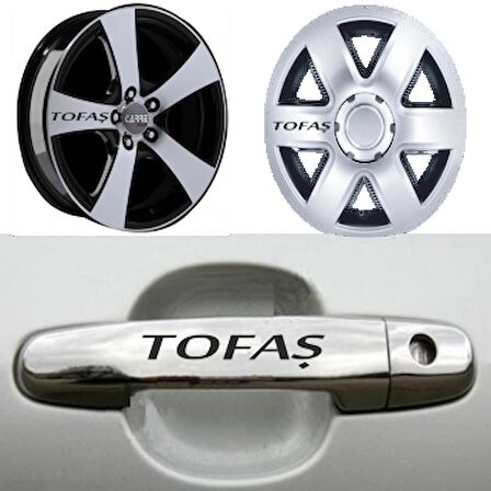 Tofaş Kapı Kolu Jant Sticker Yapıştırma 8 Ad