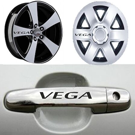 Lada Vega Kapı Kolu Jant Sticker Yapıştırma 8 Adet