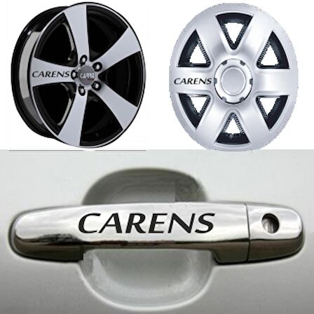 Kia Carens Kapı Kolu Jant Sticker Yapıştırma 8 Adet