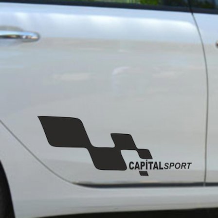 Kia Capital Yan kapı Sport Oto Sticker Sağ Sol 2 Adet