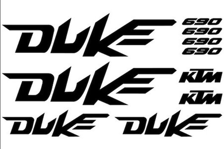 Ktm 690 Duke Sticker Yapıştırma