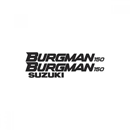 Burgman 150 Sticker Set Suzuki Motor Sticker
