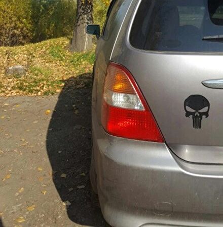 Kuru Kafa Oto Sticker Araba Yapıştırma