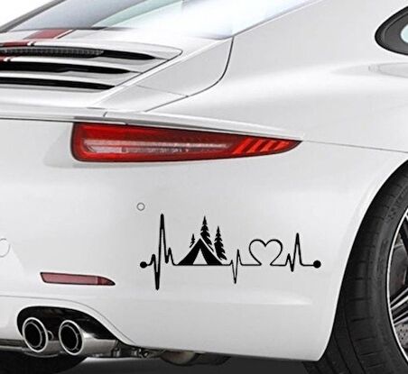 Çadır  Kalp Atışı Hayat Monitör Sticker Yapıştırma