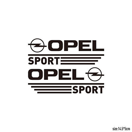 Opel Sport Ayna Sticker Yapıştırma Çıkartma