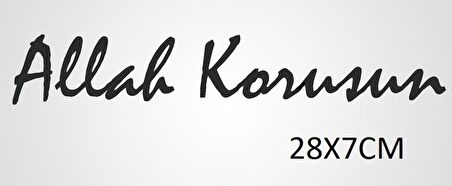 Allah Korusun Sticker Araba Yapıştırması