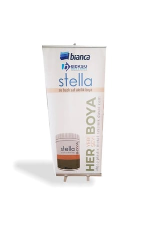 Stella Su Bazlı Saf Akrilik Beyaz Boya 1000 ml