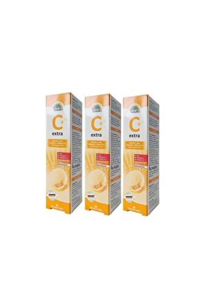 Sunlife Vitamin C Extra 20 Efervesan Tablet x 3 Adet