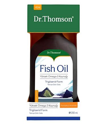 Dr.Thomson Fish Oil Portakal Aromalı 200ml