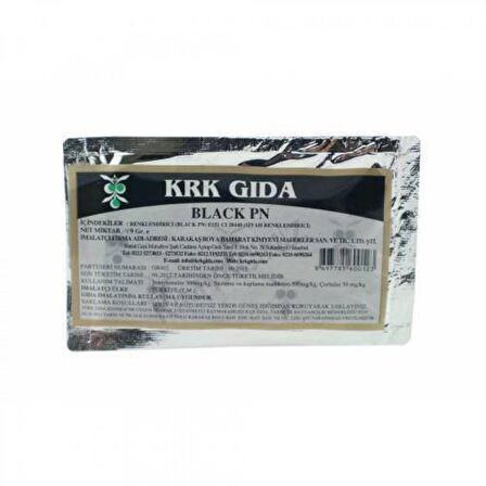 Krk Gıda Boyası 9 Gr. Siyah - Black Pn