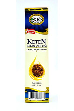 Keten Tohumu Yağı 250cc Gıda