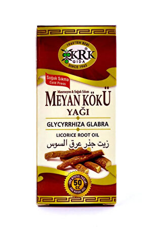 Soğuk Sıkım Meyan Kökü Yağı 50 Ml