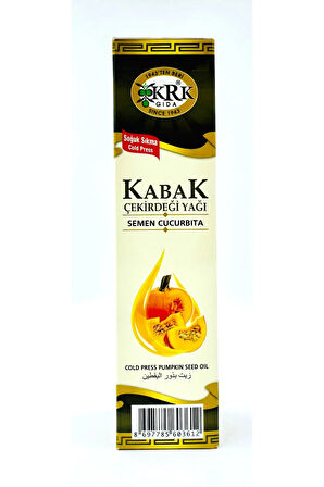 KABAK ÇEKİRDEĞİ YAĞI 250CC KRK GIDA