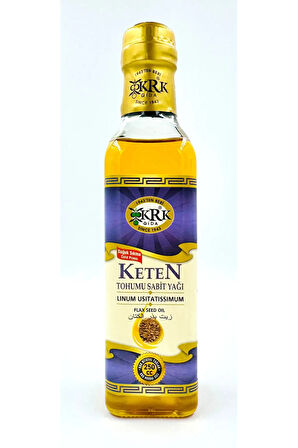 KETEN TOHUMU YAĞI 250CC KRK GIDA