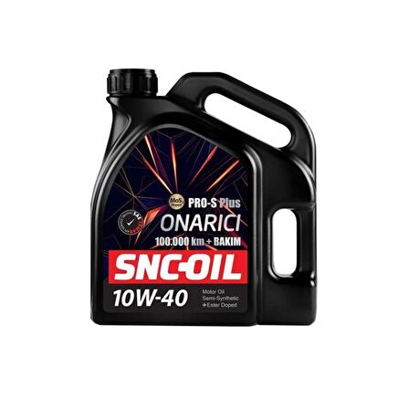 Snc Oil 100.000 Km+ Pro-S Plus Onarıcı 10W-40 4 Litre Motor Yağı