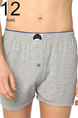 12'li Paket Havlu Bel Erkek Boxer