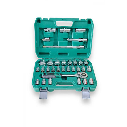 32 Parça Profesyonel Lokma Takımı 1/2 Cr-v Çeliği (32 Parça)