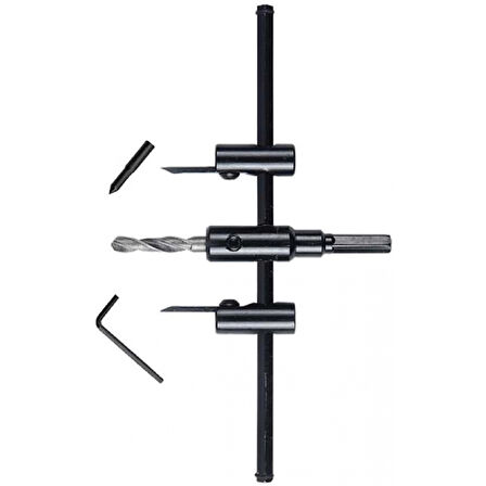 Matkap Ayarlı Panç Delme Seti 300 Mm