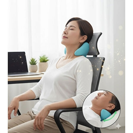 Boyun Hörgücü Ve Kamburluk Önleyen Ortopedik Yastık | Dik Duruş, Sağlıklı Omurga Ve Rahat Uyku Desteği