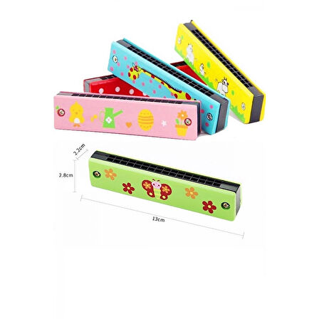 Çocuk Mızıka Ahşap Mızıka Nefes Egzersizi Müzik Aleti