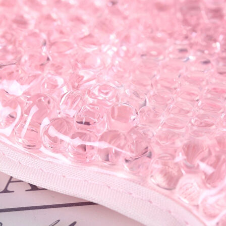 Terapi Jel Yüz Maskesi Soğuk Ve Sıcak Boncuklu Ayarlanabilir Maske (pembe)