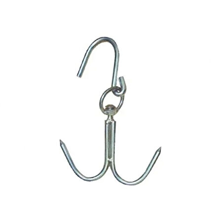 10 Mm Kasap Et Kancası - 239li Dönerli Set - Et İşleme - Hijyenik - Düzenli - Dayanıklı - Uzun Ömürlü